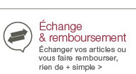 Echange et remboursement