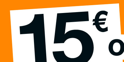 15 euros offerts*