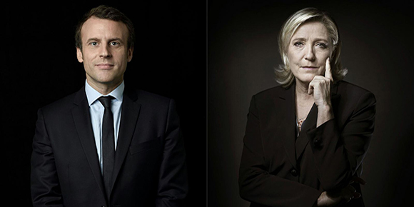 Macron et Le Pen imposent leur duel