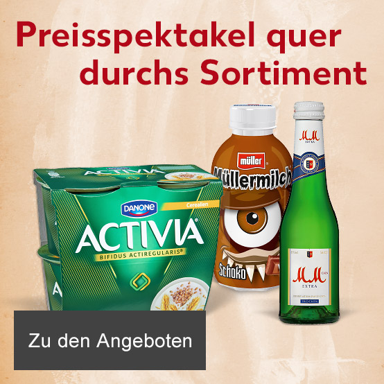 Preisspektakel quer durchs Sortiment