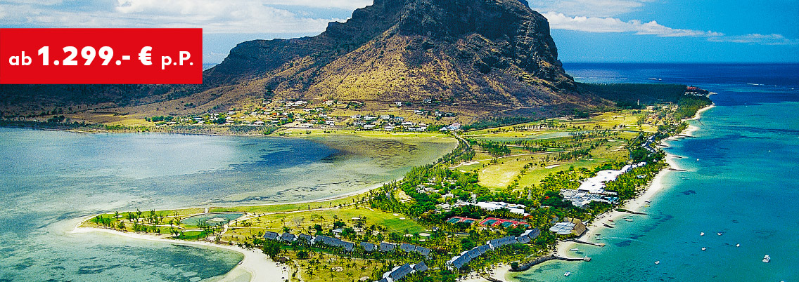 Mauritius: ab 1299.- € p.P