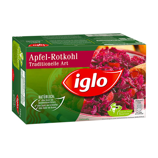 Iglo - Apfel-Rotkohl