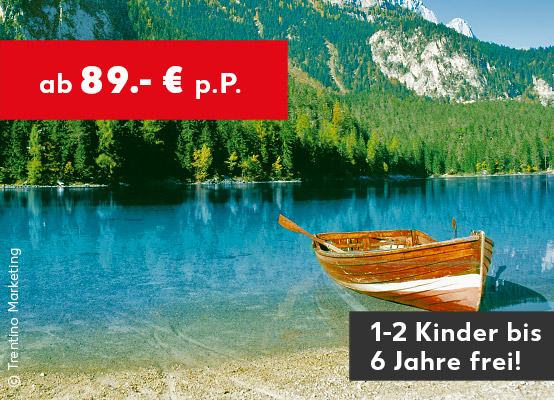 Trentino: ab 89.- € p.P.