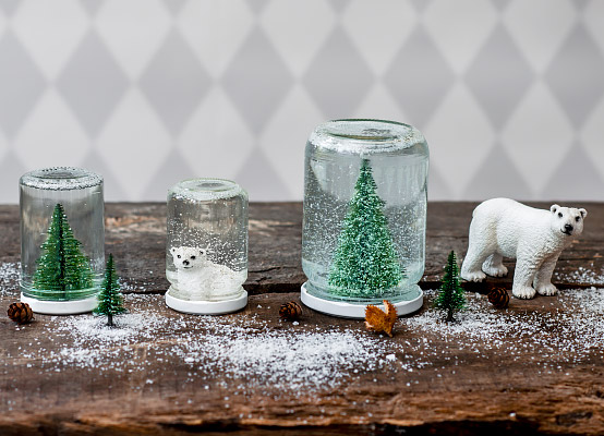 DIY: Schneekugeln