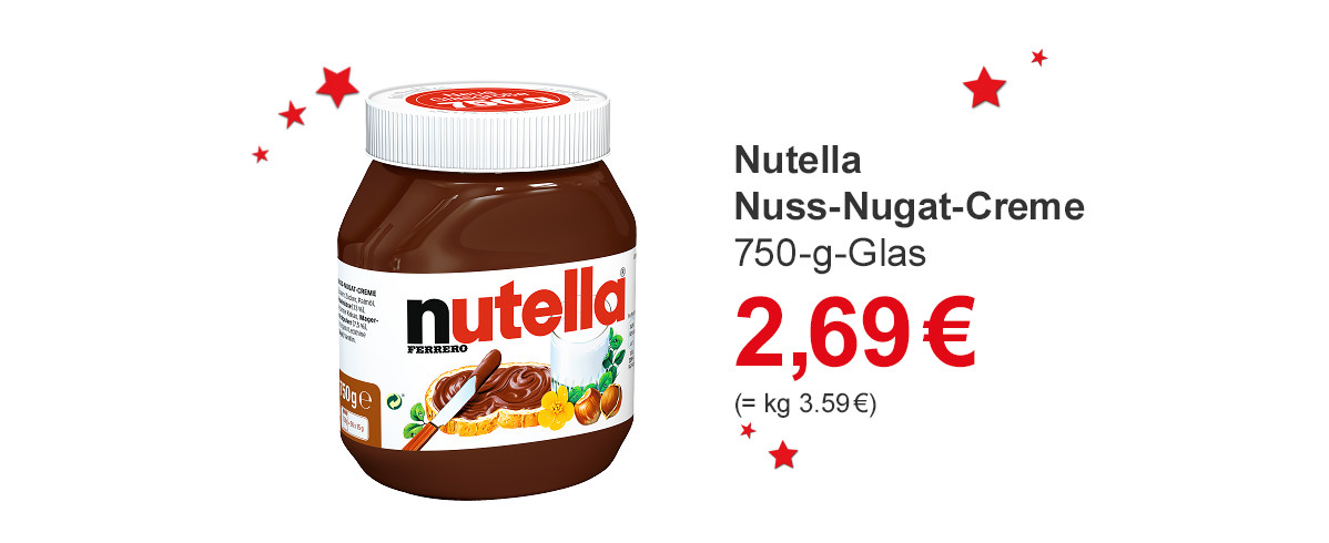 Nutella - Nuss-Nugat-Creme