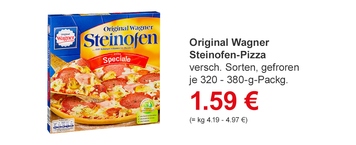 Original Wagner - Steinofen-Pizza