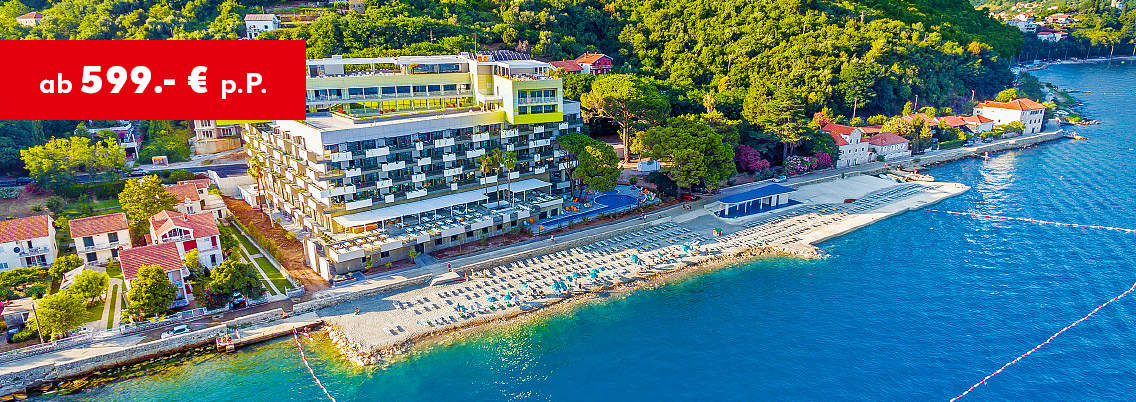 Montenegro, Bijela: ab 599 € p.P.