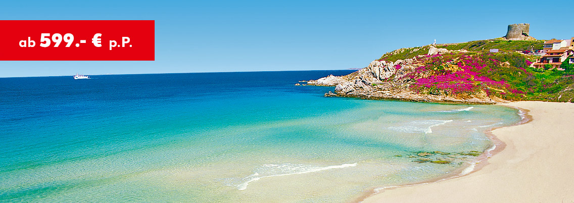 Italien, Sardinien: ab 599 € p.P.