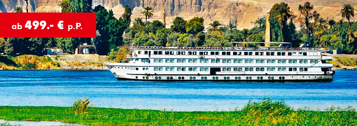 Ägypten: Nilkombination: ab 499 € p.P.