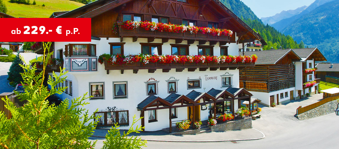 Österreich, Tirol: ab 229 € p.P.