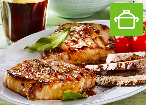 Rezept: Steaks in Malzbiermarinade