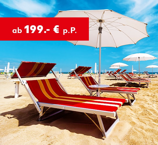 Italien ab 199 € p. P.