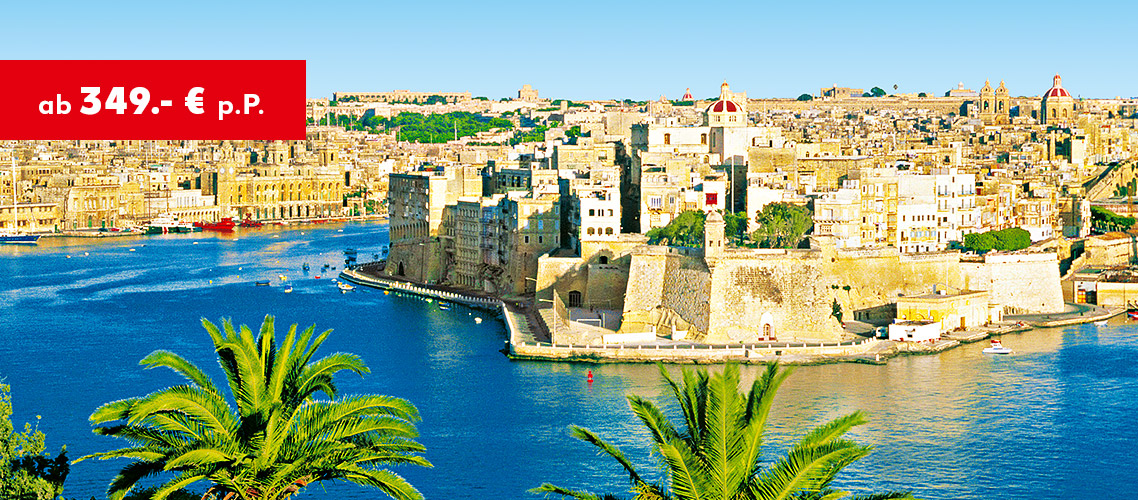 Malta ab 349 € p.P.