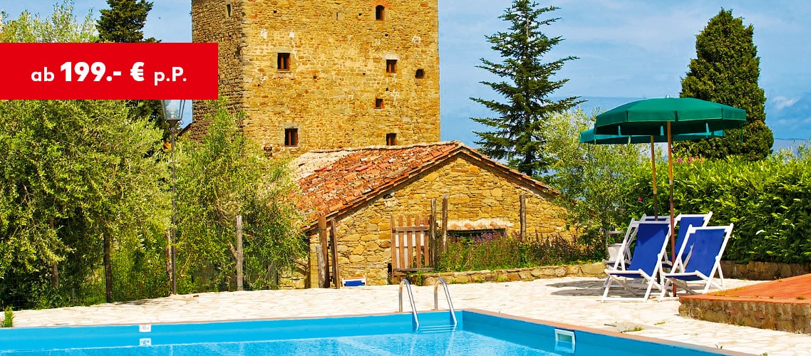 Italien: Toskana ab 199 € p.P.