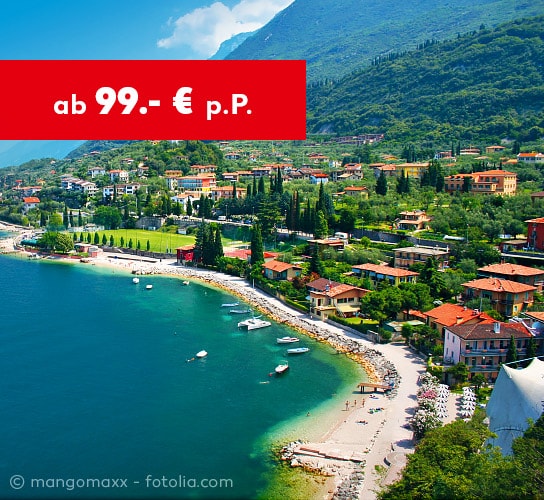Italien: Gardasee ab 99 Euro p. P.