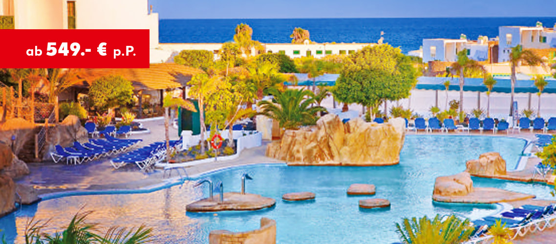 Spanien: Lanzarote ab 549 € p.P.