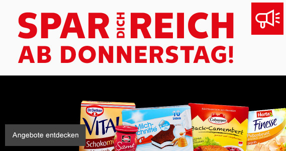 Angebote: Spar dich reich ab Donnerstag