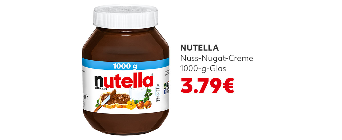 NUTELLA - Nuss-Nugat-Creme 