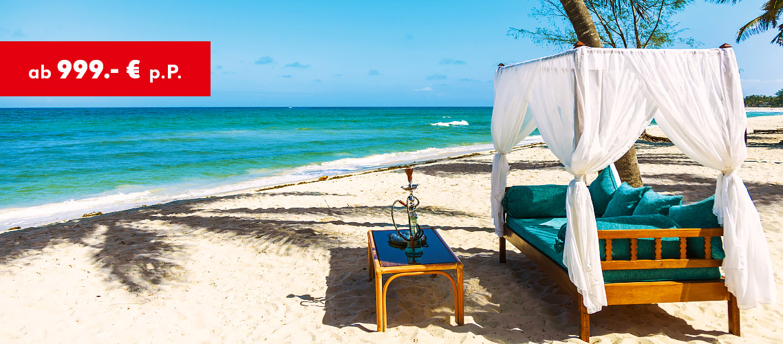 Afrika: Tiwi Beach ab 999.- € p. P.