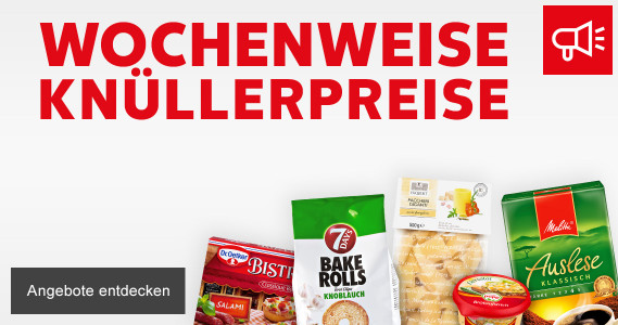 Angebote: Wochenweise Knüllerpreise