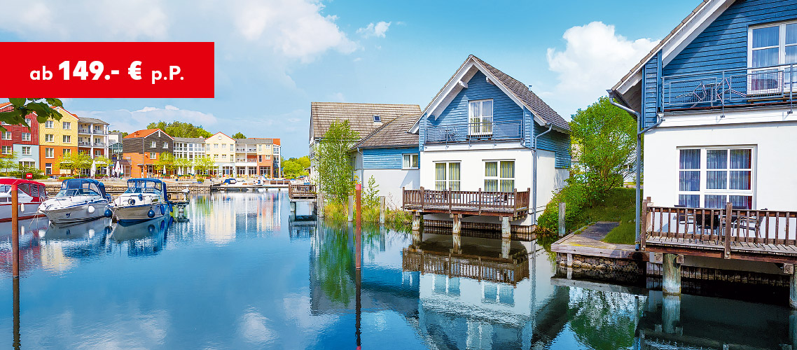 Mecklenburgische Seenplatte ab 149.- € p. P.