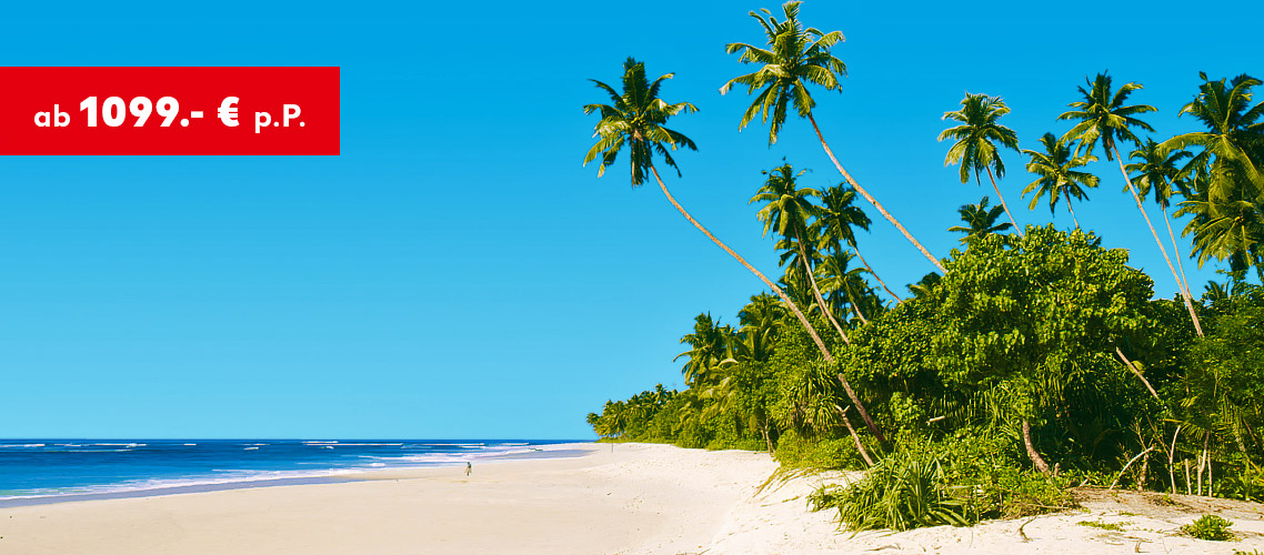Sri Lanka: Rundreise Kulturelle Highlights & Baden ab 1099.- € p. P.