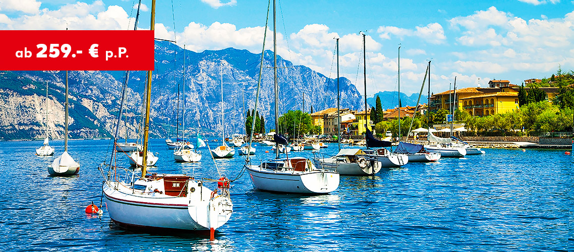 Gardasee ab 259.- € p.P.