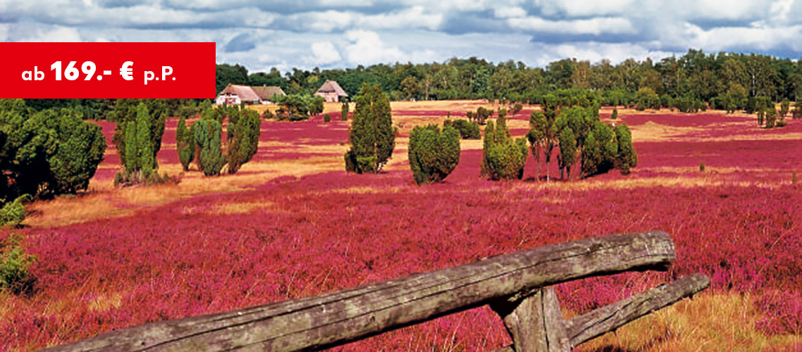 Lüneburger Heide ab 169.- € p. P.