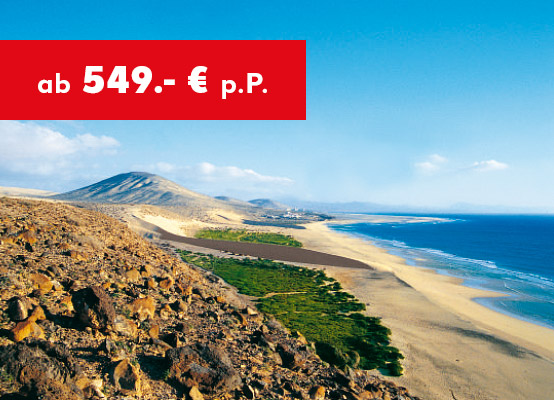 Spanien: Fuerteventura ab 549.- € p. P.