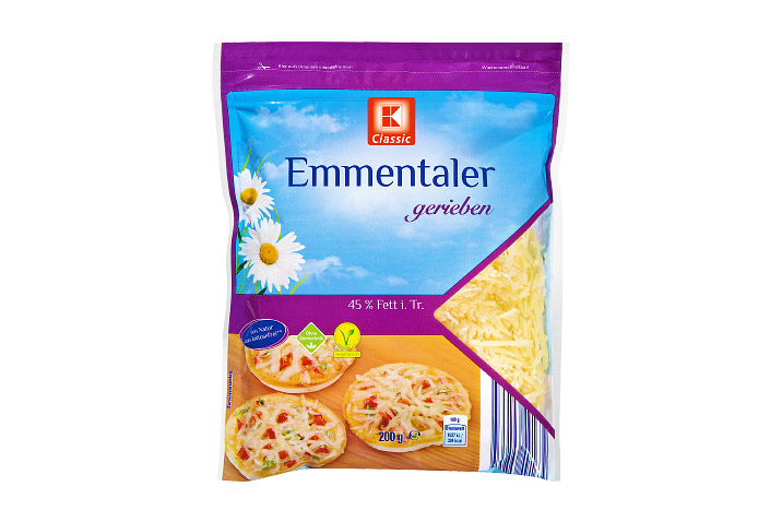 K-CLASSIC - geriebener Käse
