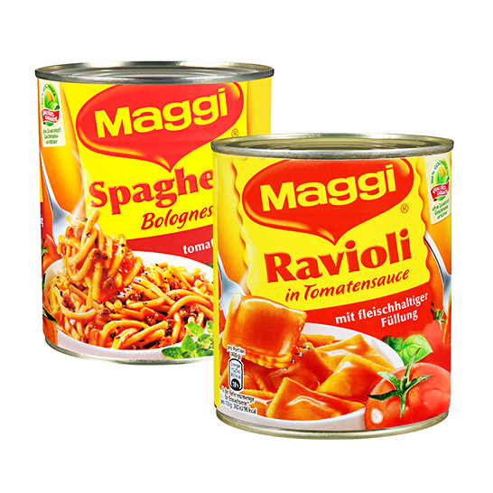 MAGGI - Ravioli oder Spaghetti 
