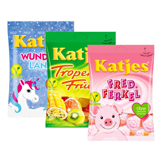 KATJES Fruchtgummis oder Lakritz