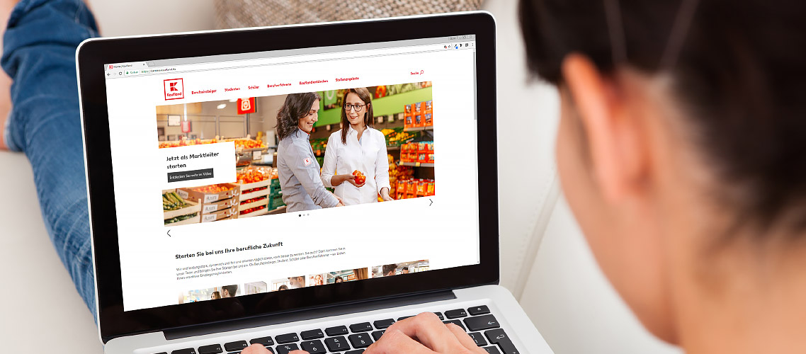 Arbeitgeber-Webseite
