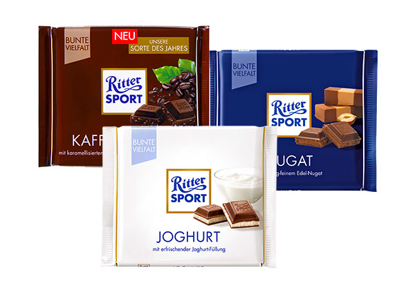 RITTER SPORT Schokolade Bunte Vielfalt