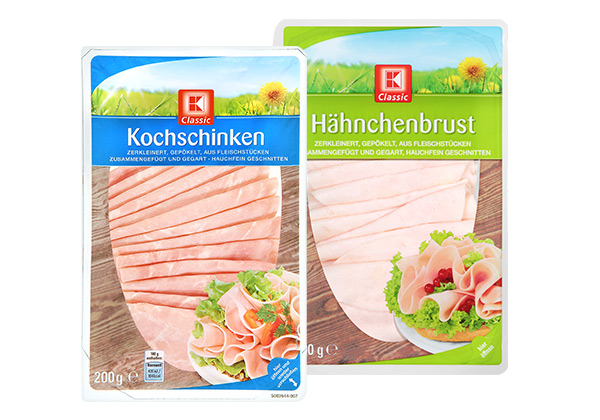 K-CLASSIC Kochschinken oder Hähnchenbrust