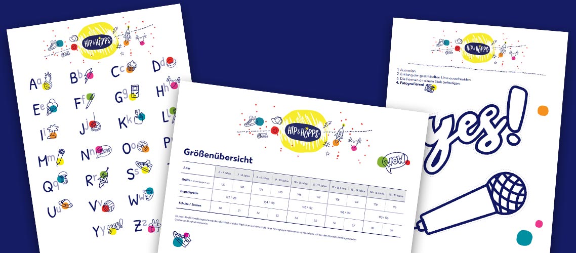 Hip & Hopps: Coole Selfie-Accessoires, ABC-Poster und Familienwochenplaner zum Download