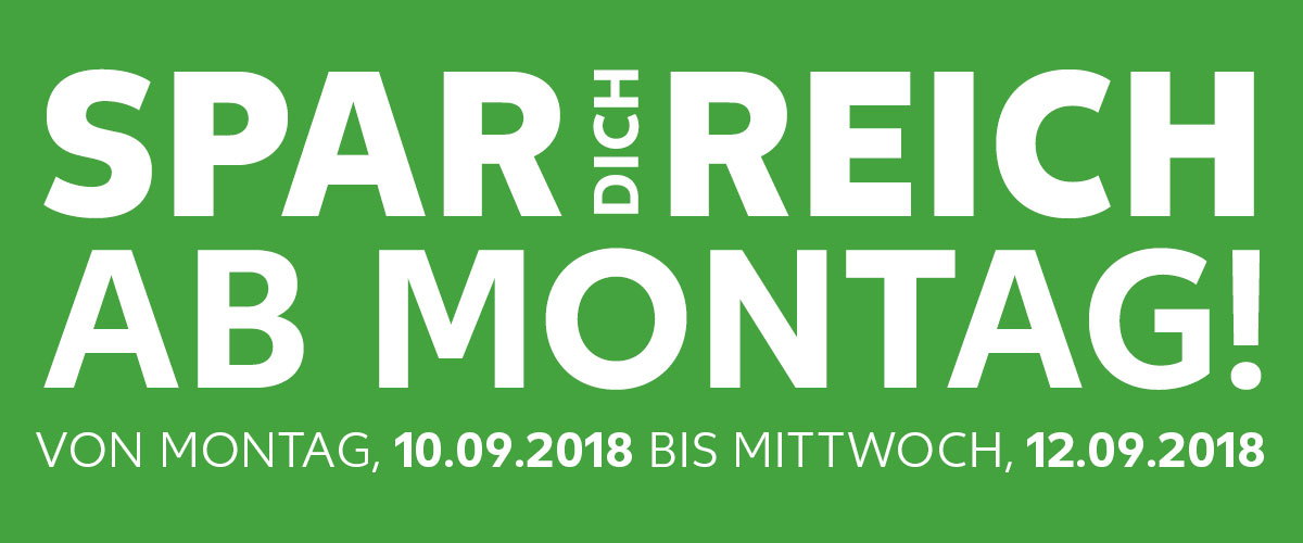 Knüllerpreise zum Wochenstart