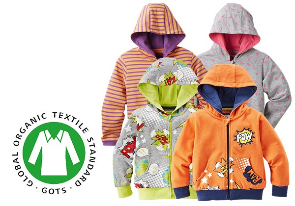 KUNIBOO® Mädchen- oder Jungen-Sweatjacke
