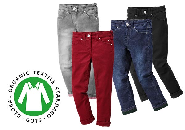 KUNIBOO® Mädchen- oder Jungen-Thermojeans