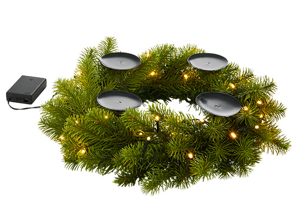 Non-Food-Angebote: K-Classic LED-Tannenkranz