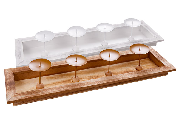  Non-Food-Angebote: K-CLASSIC Deko-Tablett mit Kerzenhalter