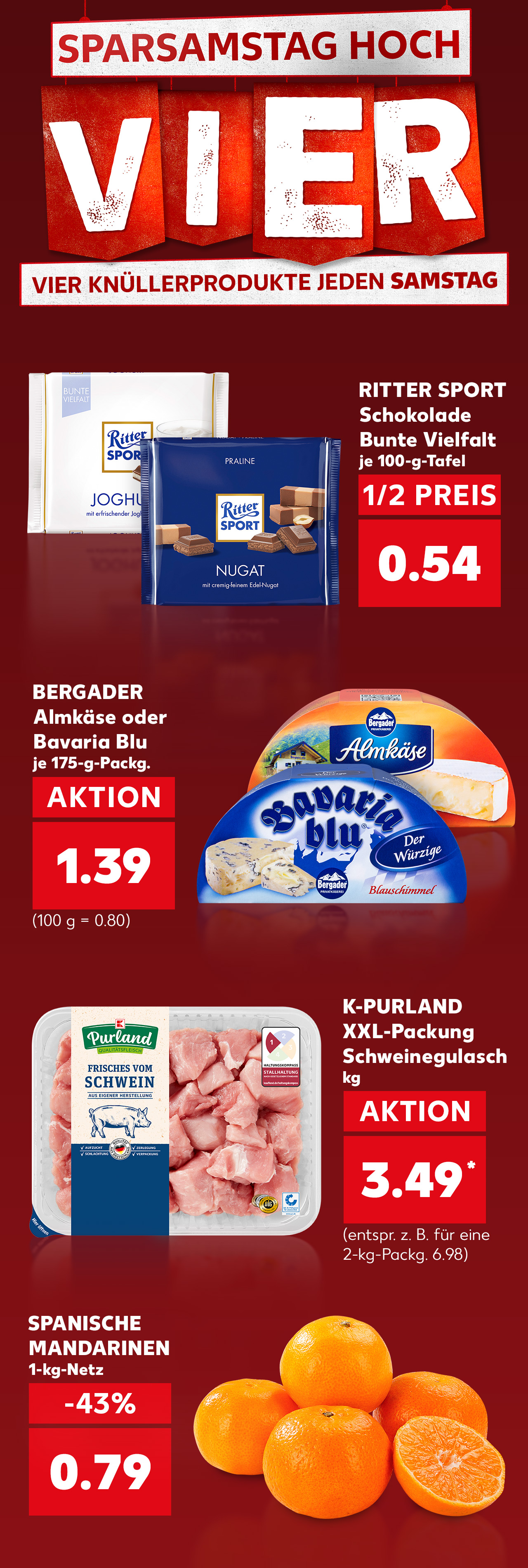 Sparsamstag Hoch Vier
