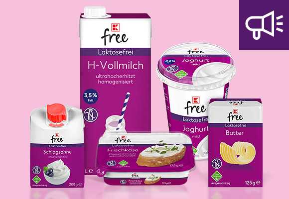 Angebote: K-free Laktosefrei