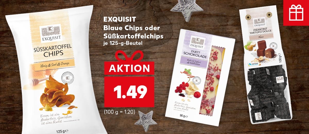Angebote: EXQUISIT Weihnachtsknabbereien