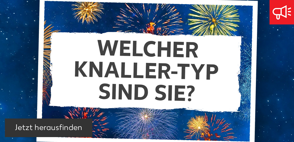 Welcher Knaller-Typ sind Sie?