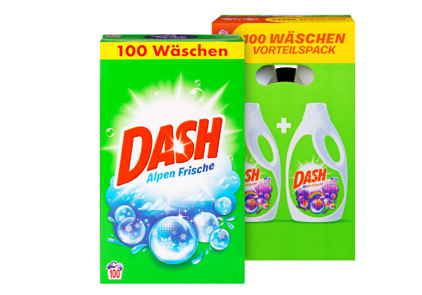 DASH Voll- oder Colorwaschmittel