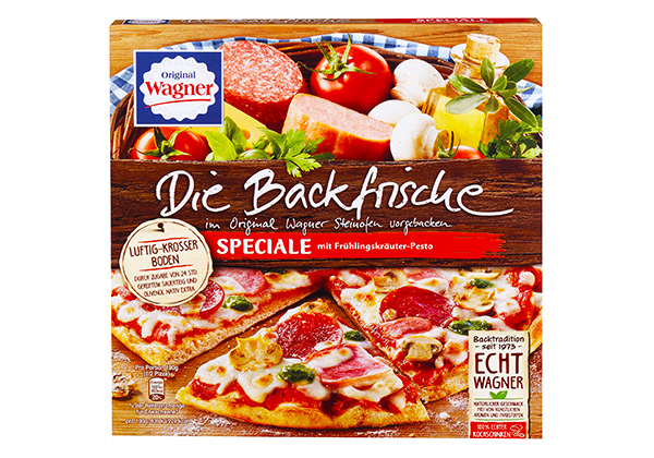 ORIGINAL WAGNER Die Backfrische oder Big Pizza