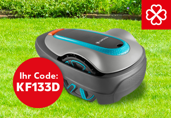 Exklusives Newsletter-Gewinnspiel: Gardena Mähroboter