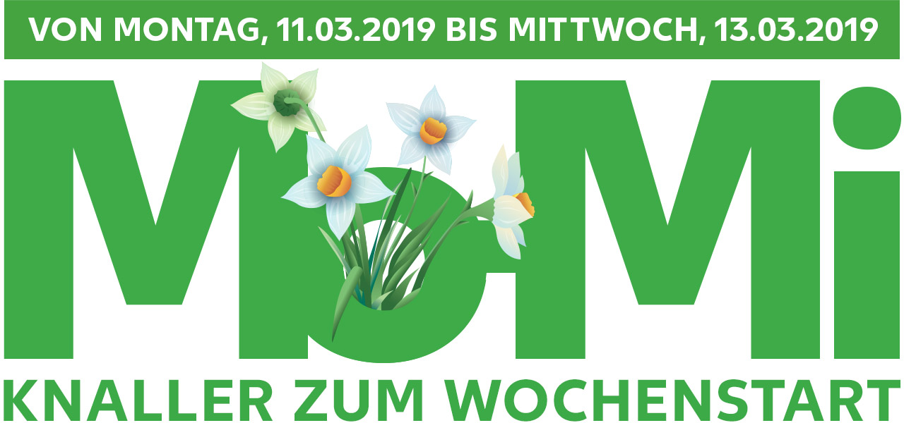 Mo-Mi Knaller zum Wochenstart