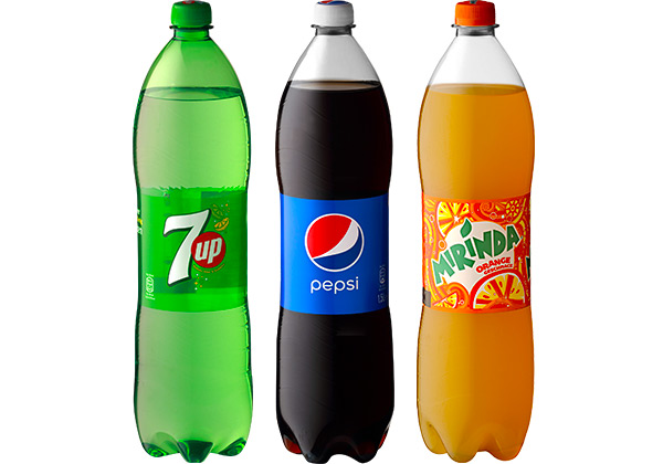 PEPSI COLA, MIRINDA, SEVEN UP oder SCHWIP SCHWAP